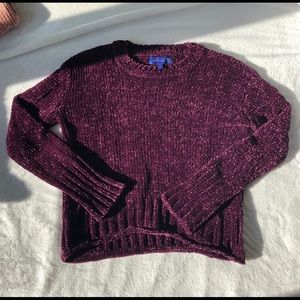 Aeropostale Purple Chenille Sweater